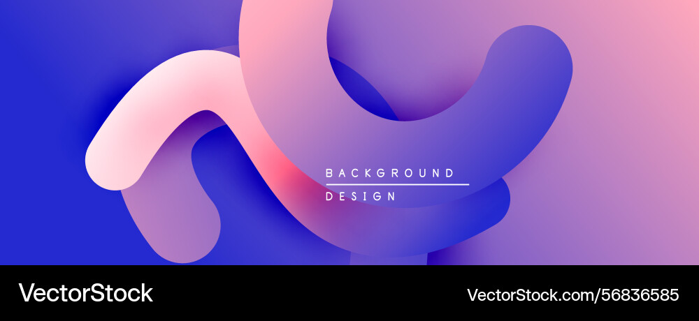 Abstract fluid shapes overlap creating vibrant Abstract fluid shapes overlap creating vibrant vector image