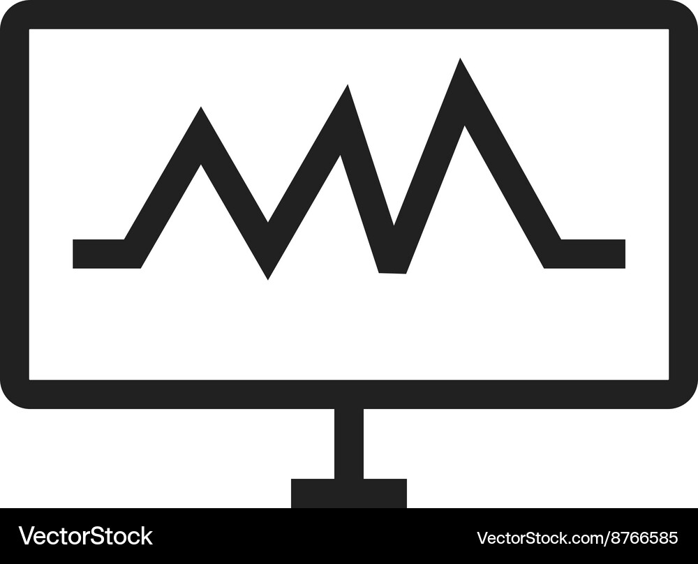 Analytics chart Vector Image