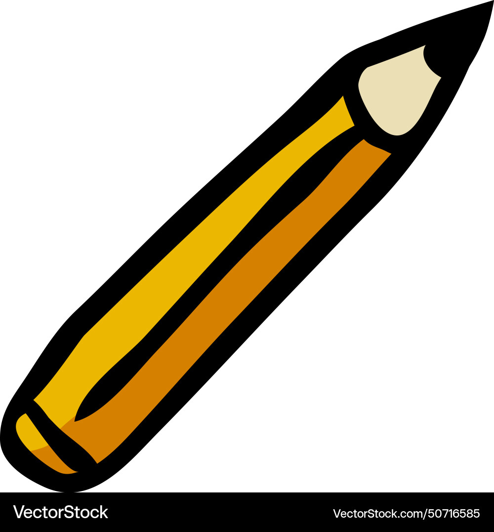 Pencil Hand Drawn Doodle Icon Royalty Free Vector Image Pencil Hand Drawn Doodle Icon Royalty Free Vector Image