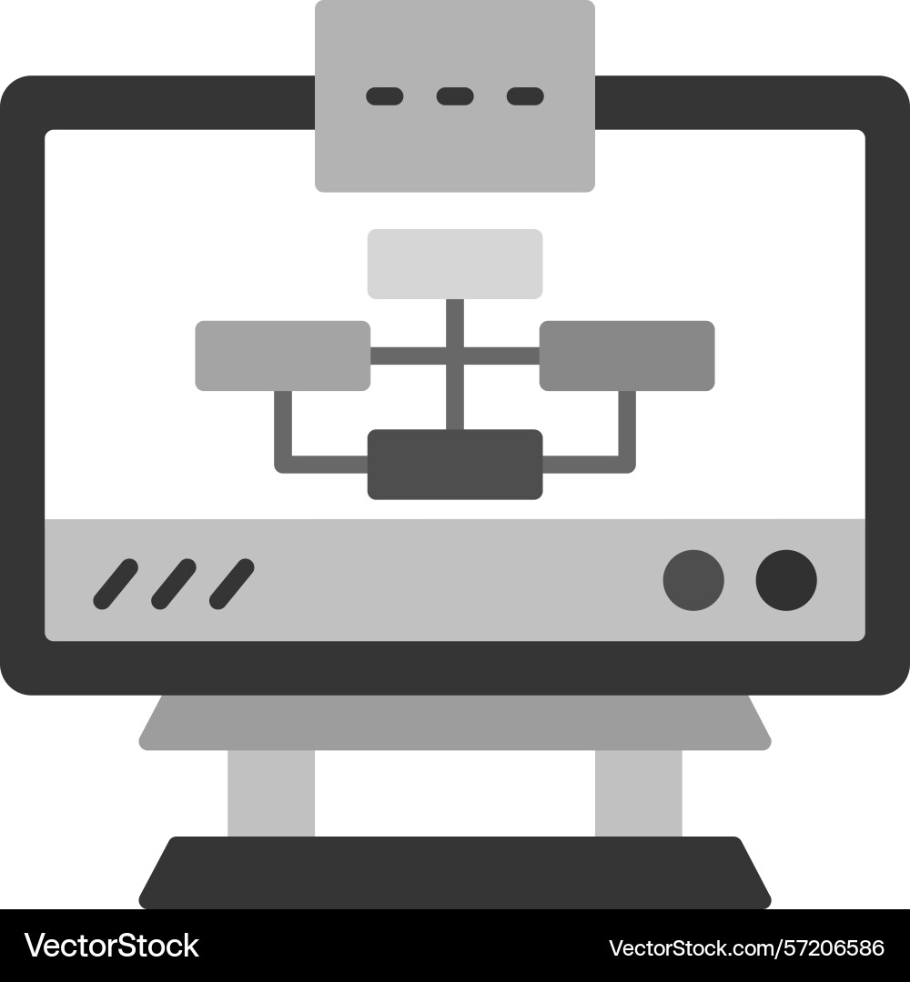 Algorithm Icon vektorbild