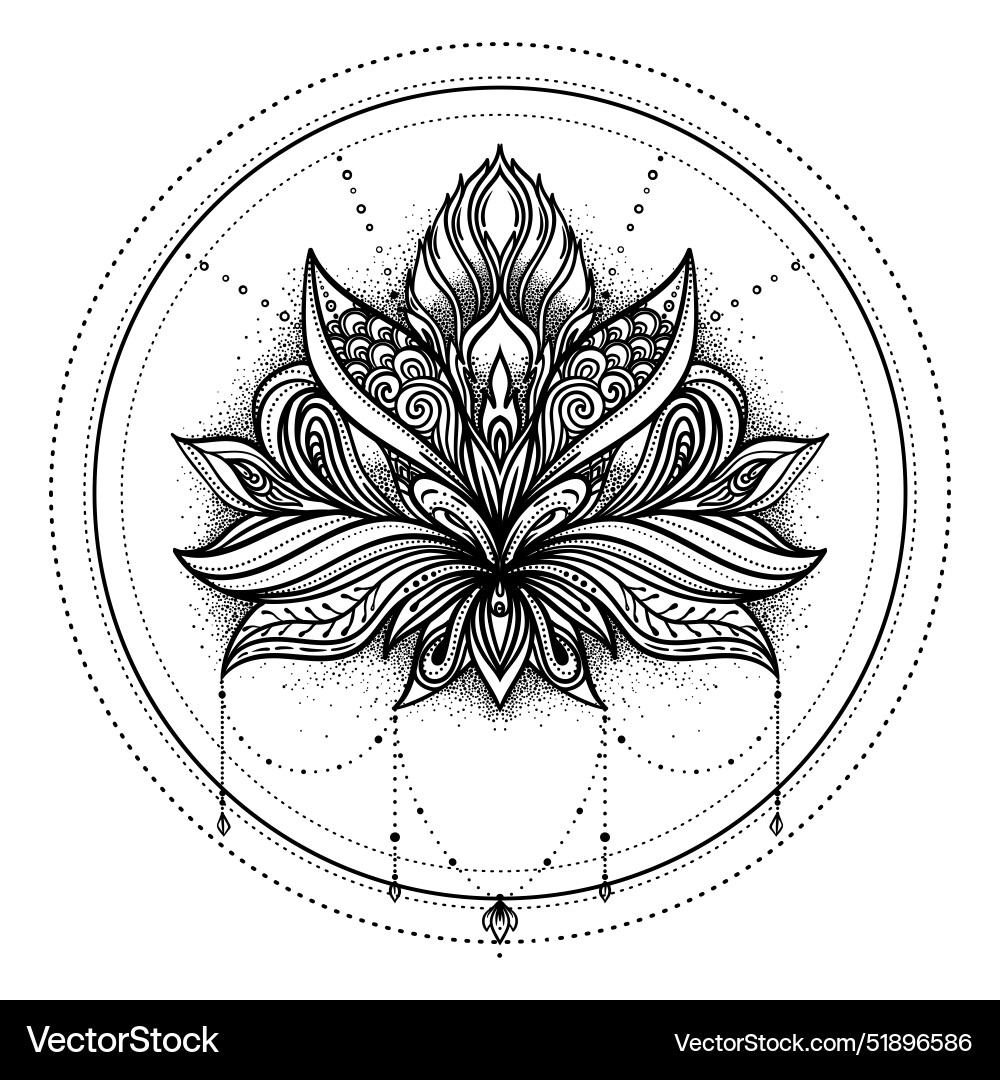 Beautiful Lotus Mandala Tattoo Ideas