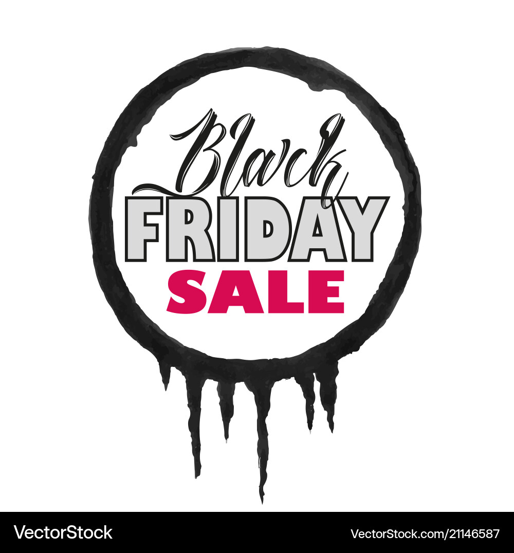 Black friday sale Black friday sale vector image