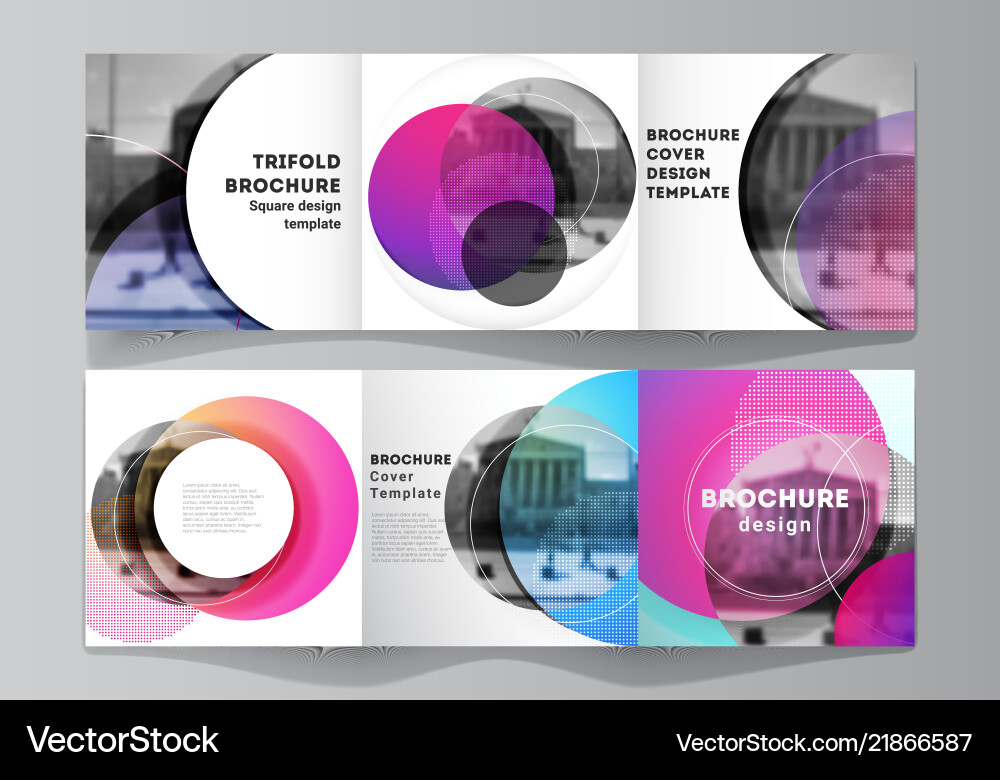 Minimal editable layout of two square Minimal editable layout of two square vector image