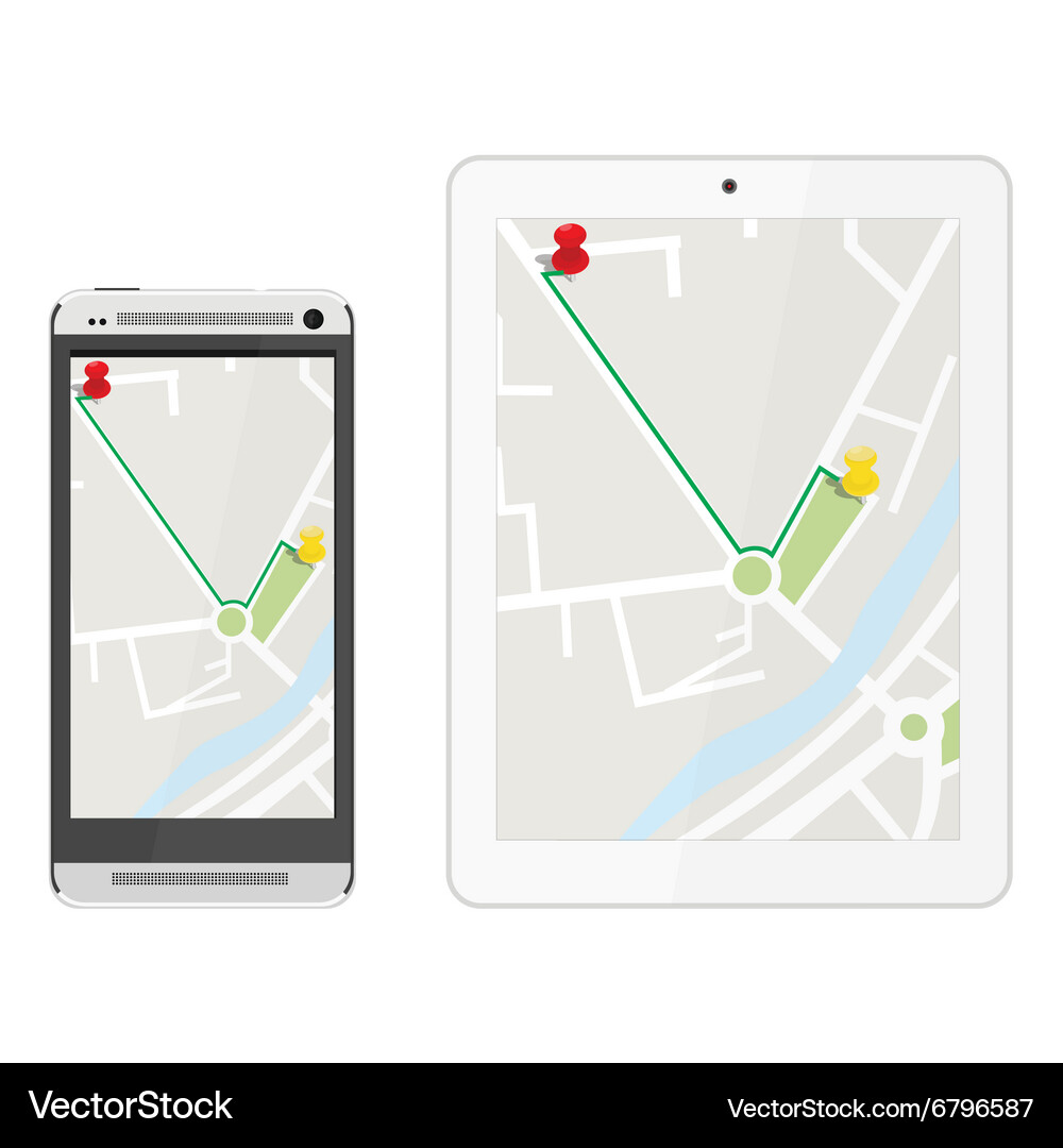 Tablet and smartphone Vector Image