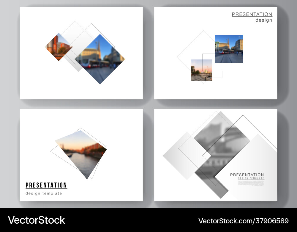 Layout presentation slides design Layout presentation slides design vector image