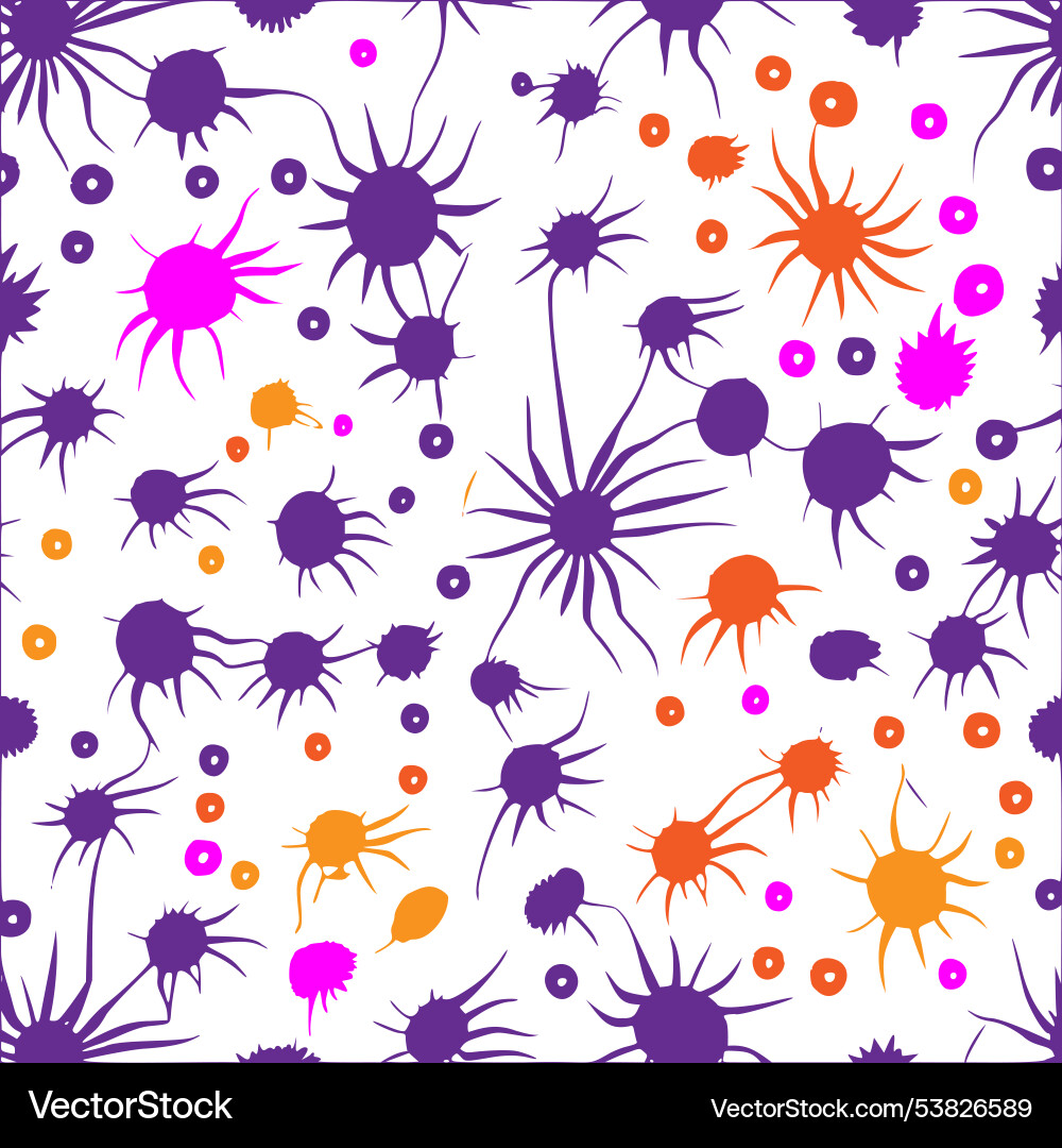 Spider abstract pattern seamless Vector Image