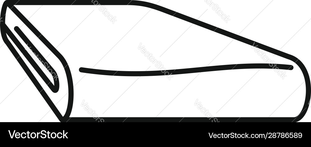 Winter blanket icon outline style Winter blanket icon outline style vector image