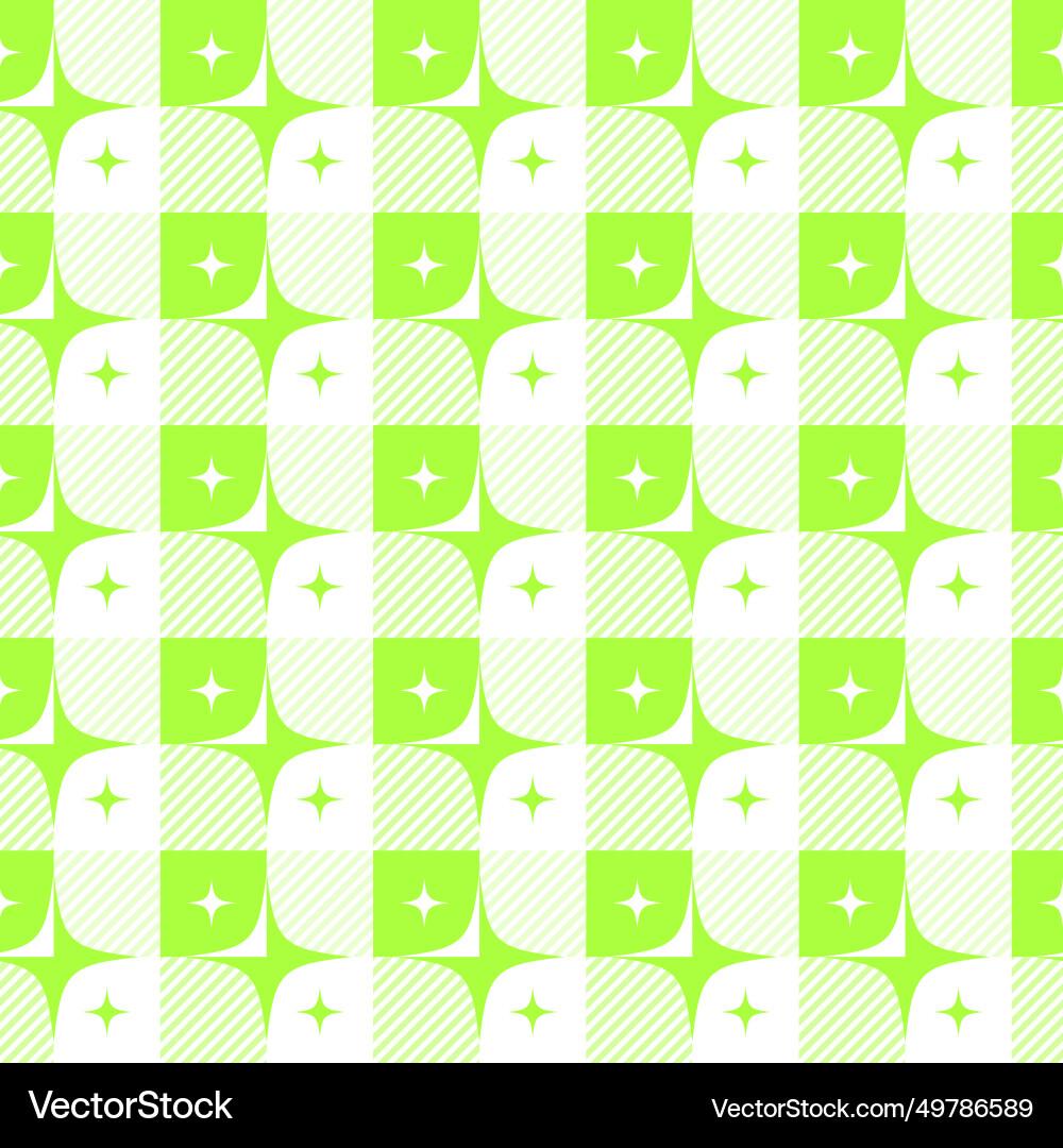 Y2k seamless pattern with sparkles geometric Y2k seamless pattern with sparkles geometric vector image