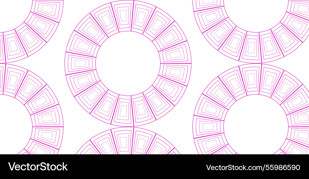 Abstract radial line design with geometric element vector image