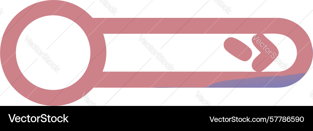 Dynamic search bar with arrow buttons design vector image