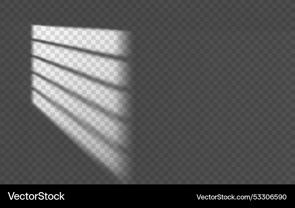 Light effect shadow overlay from blind isolated Light effect shadow overlay from blind isolated vector image