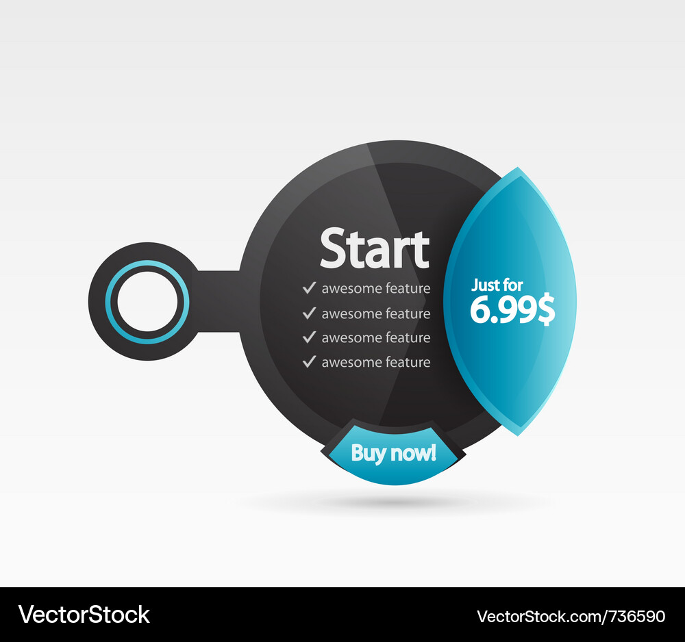Minimalist Web Box Vector Image