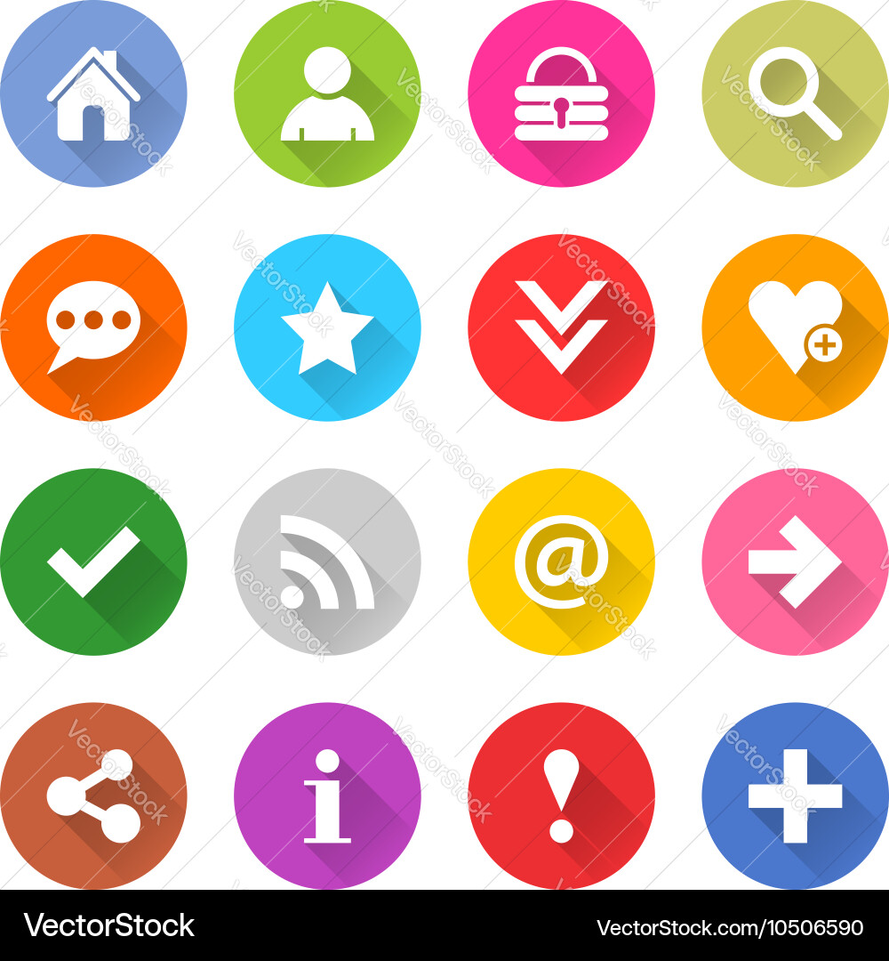 Web icon with blasic sign vector image