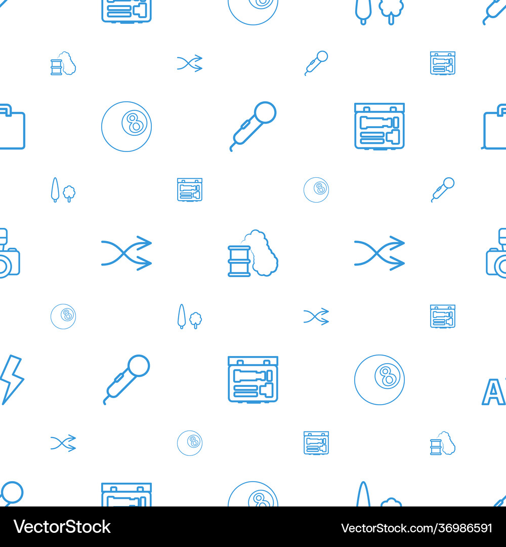 Simple icons pattern seamless white background – Free Vector | VectorStock