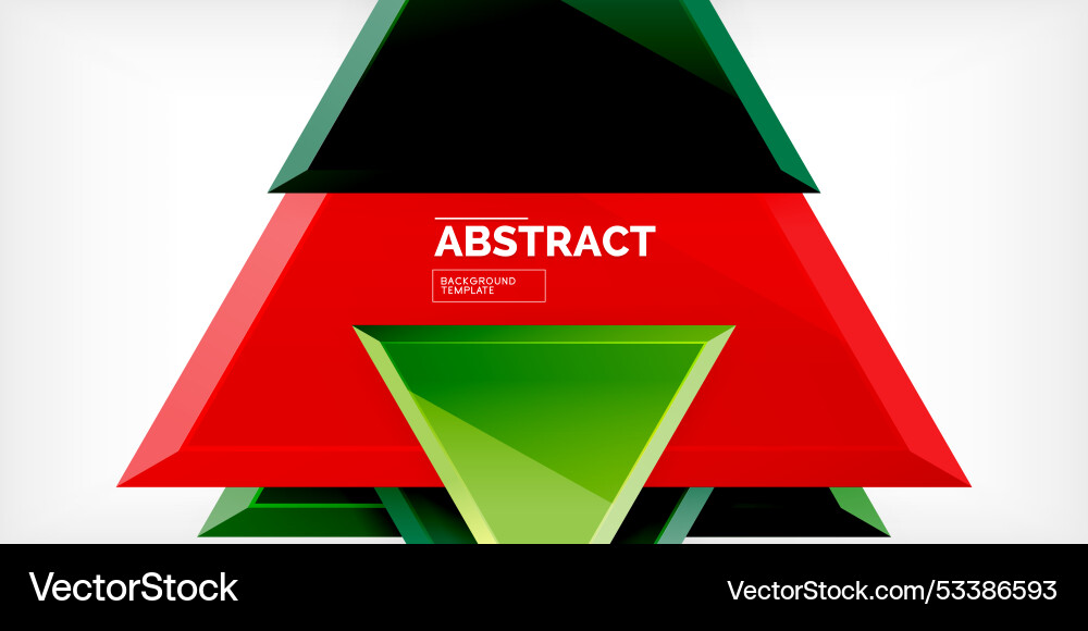 Abstract background - glossy triangles Abstract background - glossy triangles Vector Image