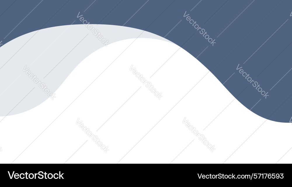 Abstract header template with overlapping blue vector image
