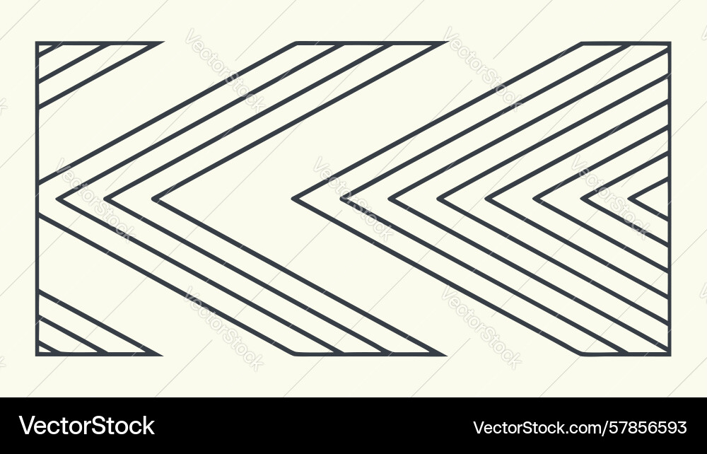 Geometric chevron arrow pattern background design vector image
