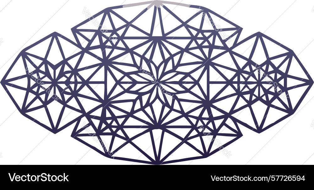 Abstract brain with network patterns neural vector image