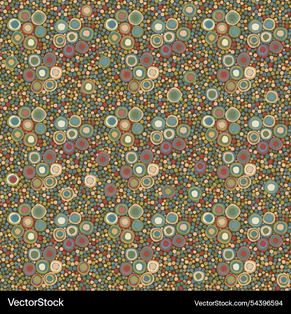 Background with flowers made of concentric balls Background with flowers made of concentric balls vector image