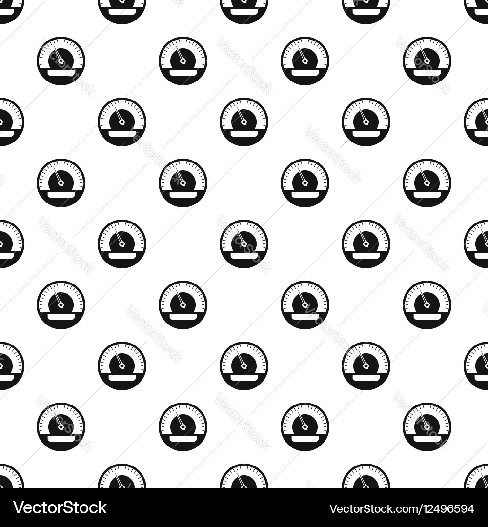 Electronic speedometer pattern simple style Vector Image