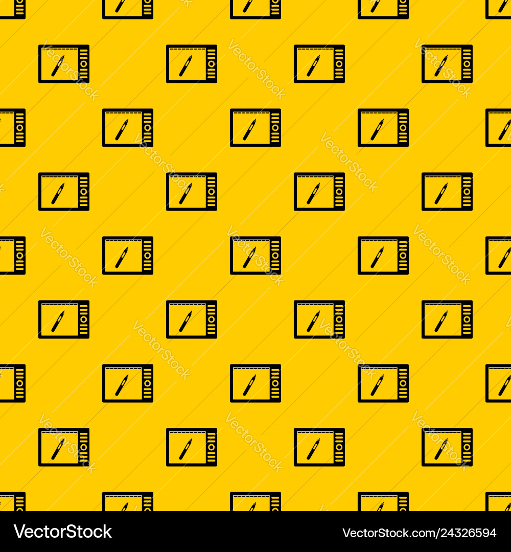 Graphics tablet pattern Vector Image