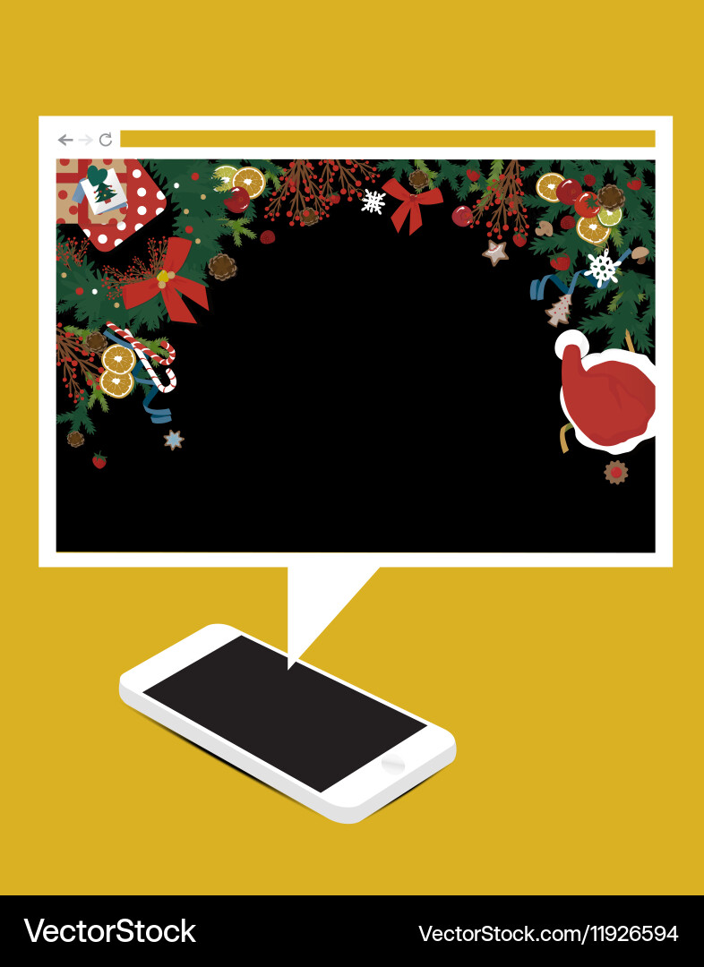 Web design template copy space concept Vector Image