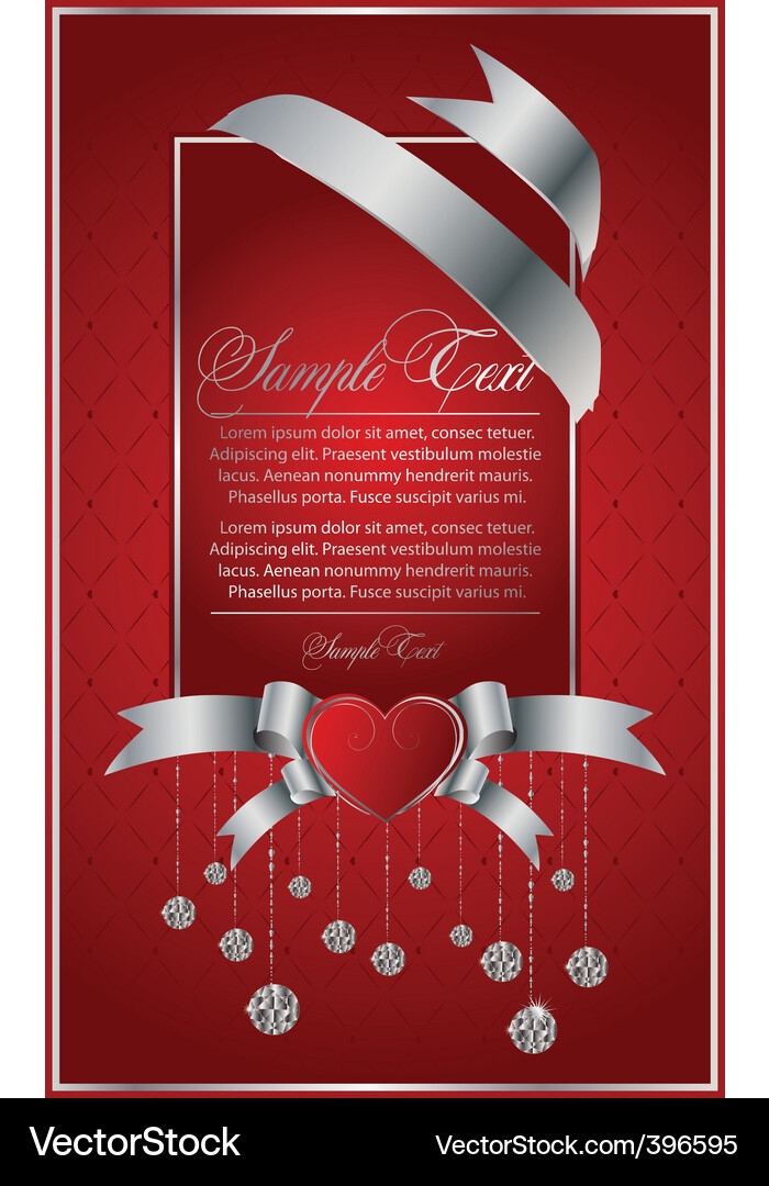 Background with the diamond Vector Image