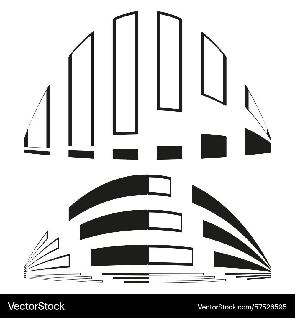 Wave icon pattern black curve design dynamic flow Wave icon pattern black curve design dynamic flow Vector Image