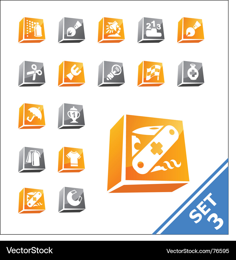 Web icons Vector Image