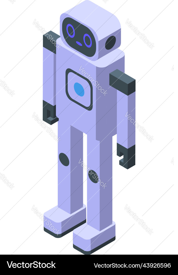 Ai robot icon isometric tech smart Ai robot icon isometric tech smart Vector Image
