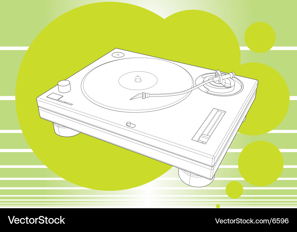 Dj session Vector Image