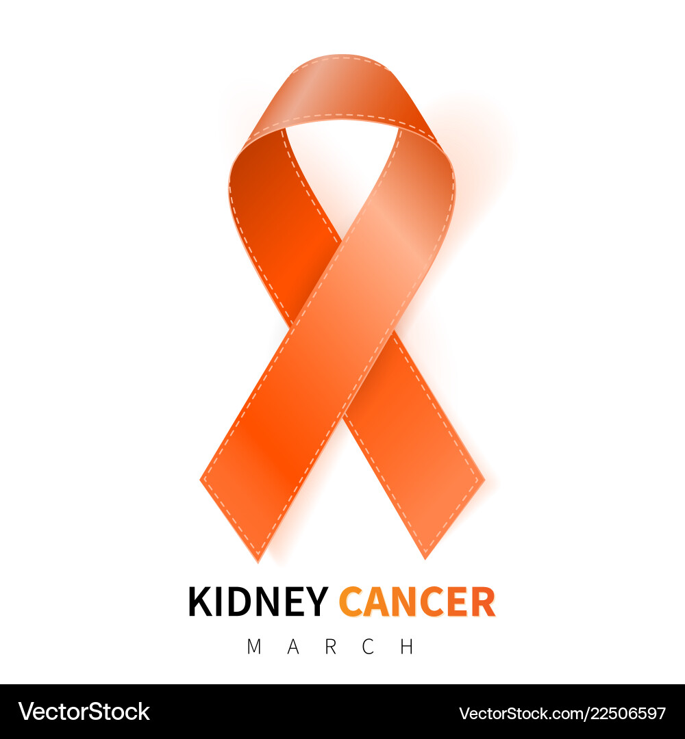 National Kidney Cancer Awareness vector image