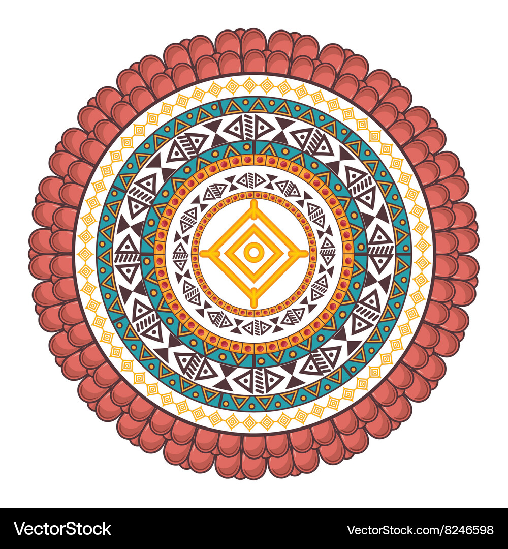Boho style design Vector Image