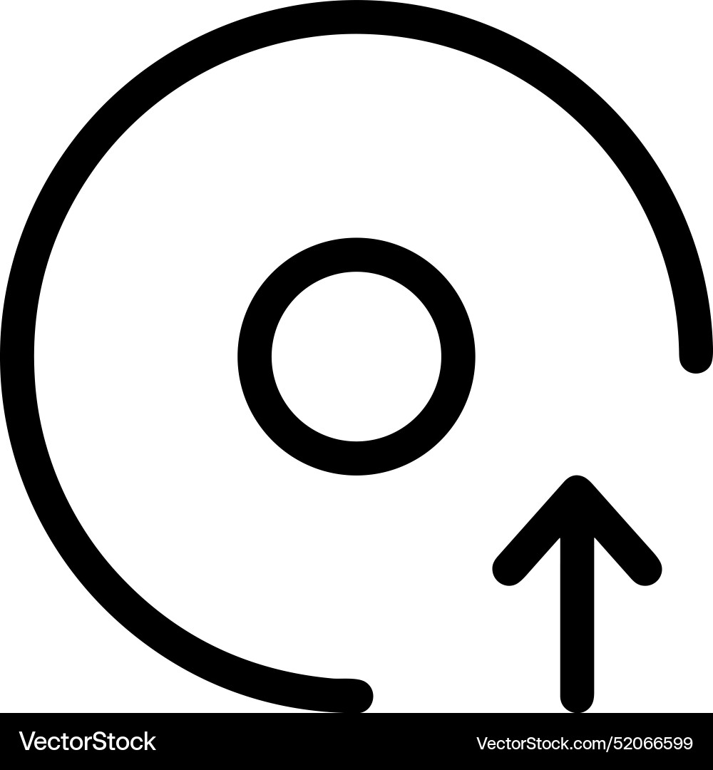 Upload outline icon symbol image Upload outline icon symbol image Vector Image