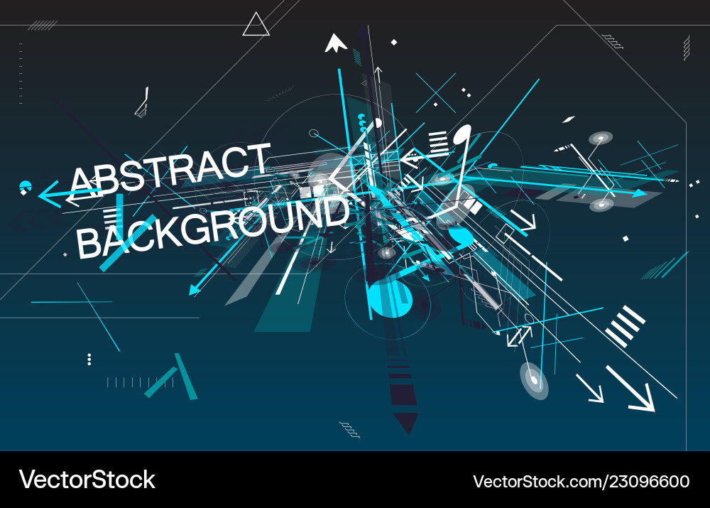 Dynamic Abstract Background Vector Image