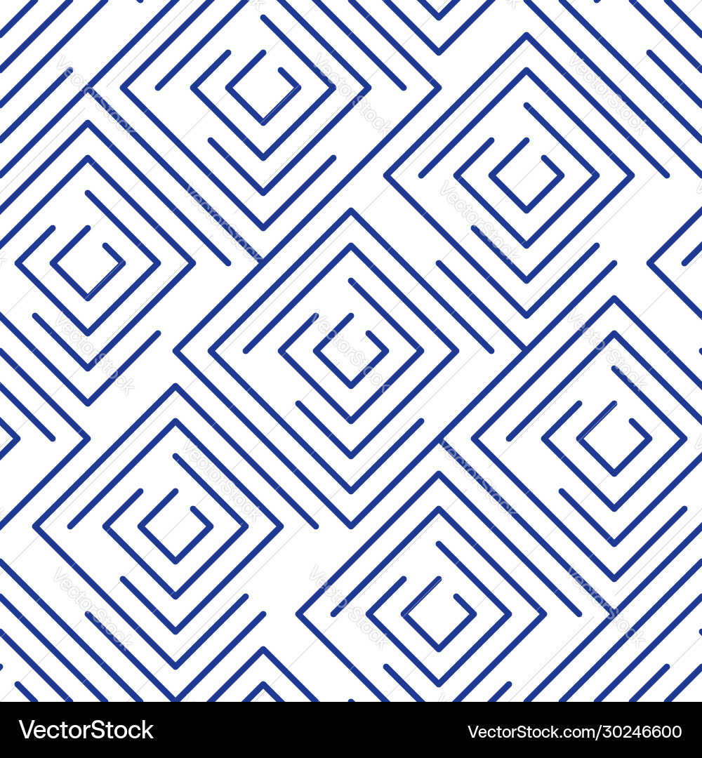 Lineare Muster Hintergrund mit Umriss Quadrate Vektorbild