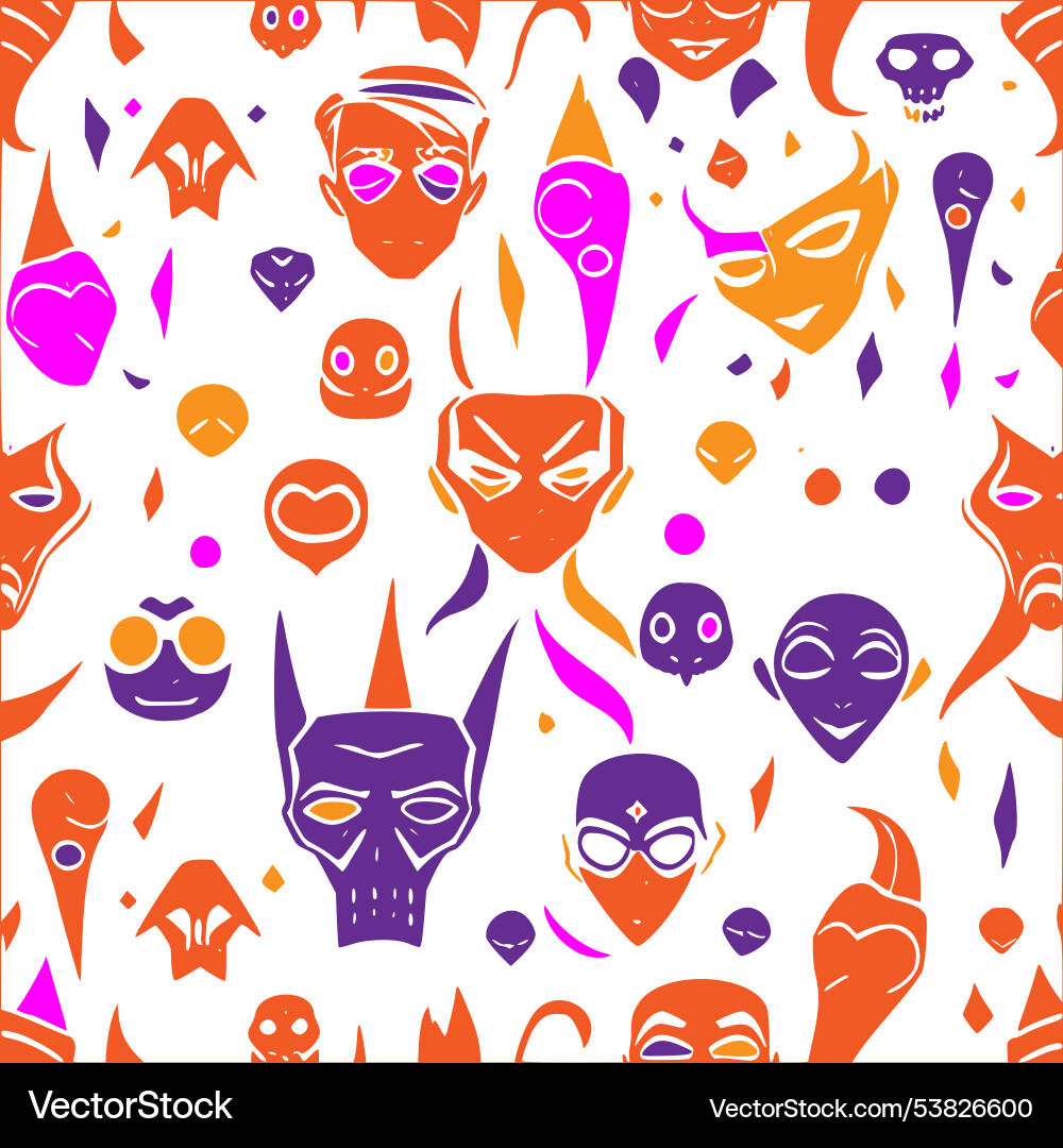 Vampire abstract pattern seamless Vampire abstract pattern seamless vector image