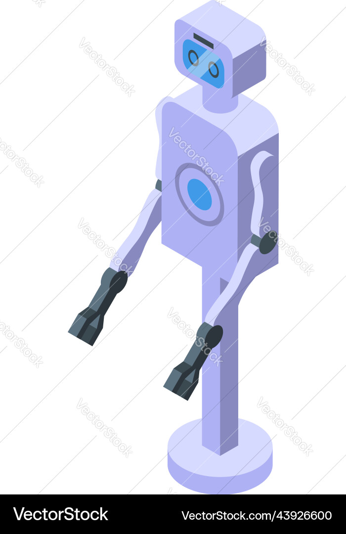 Virtual bot icon isometric smart tech Vector Image