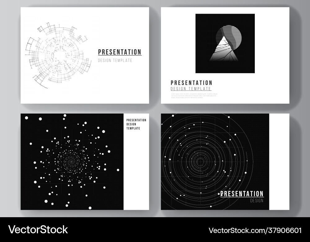 Layout presentation slides design Vector Image