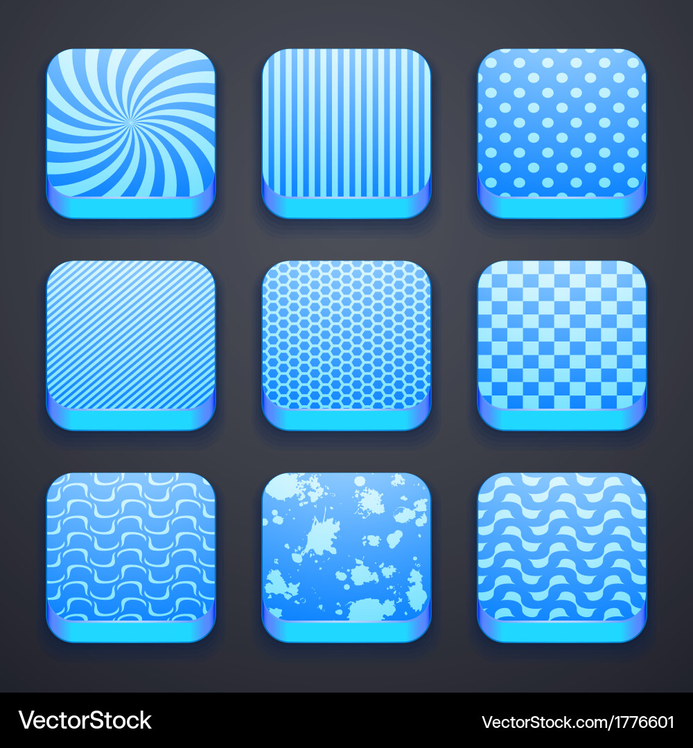 Retro App Hintergrund mit Mustern vektorbild