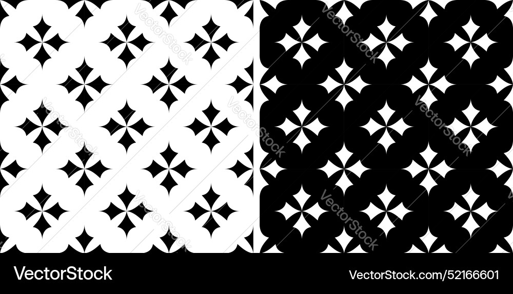 Seamless patterns set Vector Image