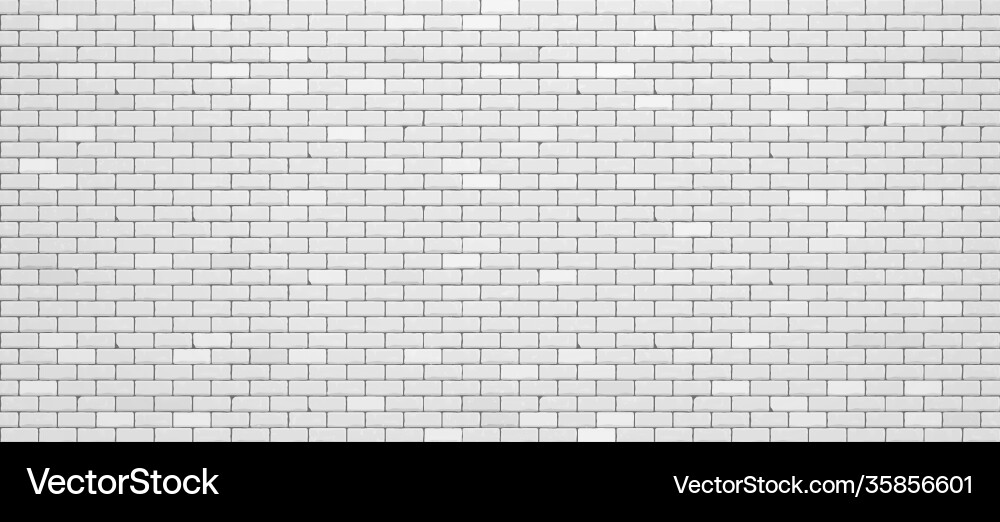 White Brick Wall Texture Royalty Free Vector Image