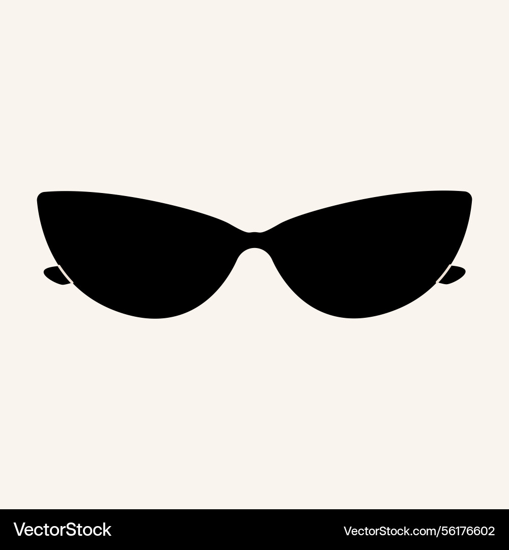 Cartoon sunglasses summer sun glasses with black Cartoon sunglasses summer sun glasses with black vector image