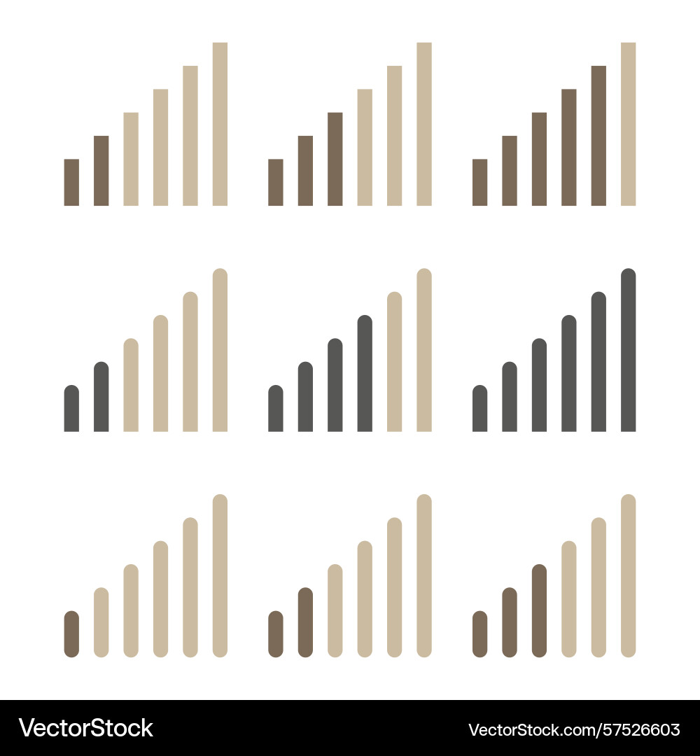 Bar chart diagram statistical column graph data Bar chart diagram statistical column graph data vector image