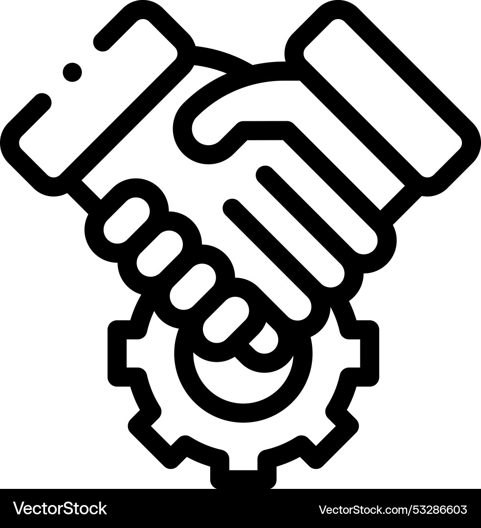 Empathy icon thin linear style design isolated Empathy icon thin linear style design isolated vector image