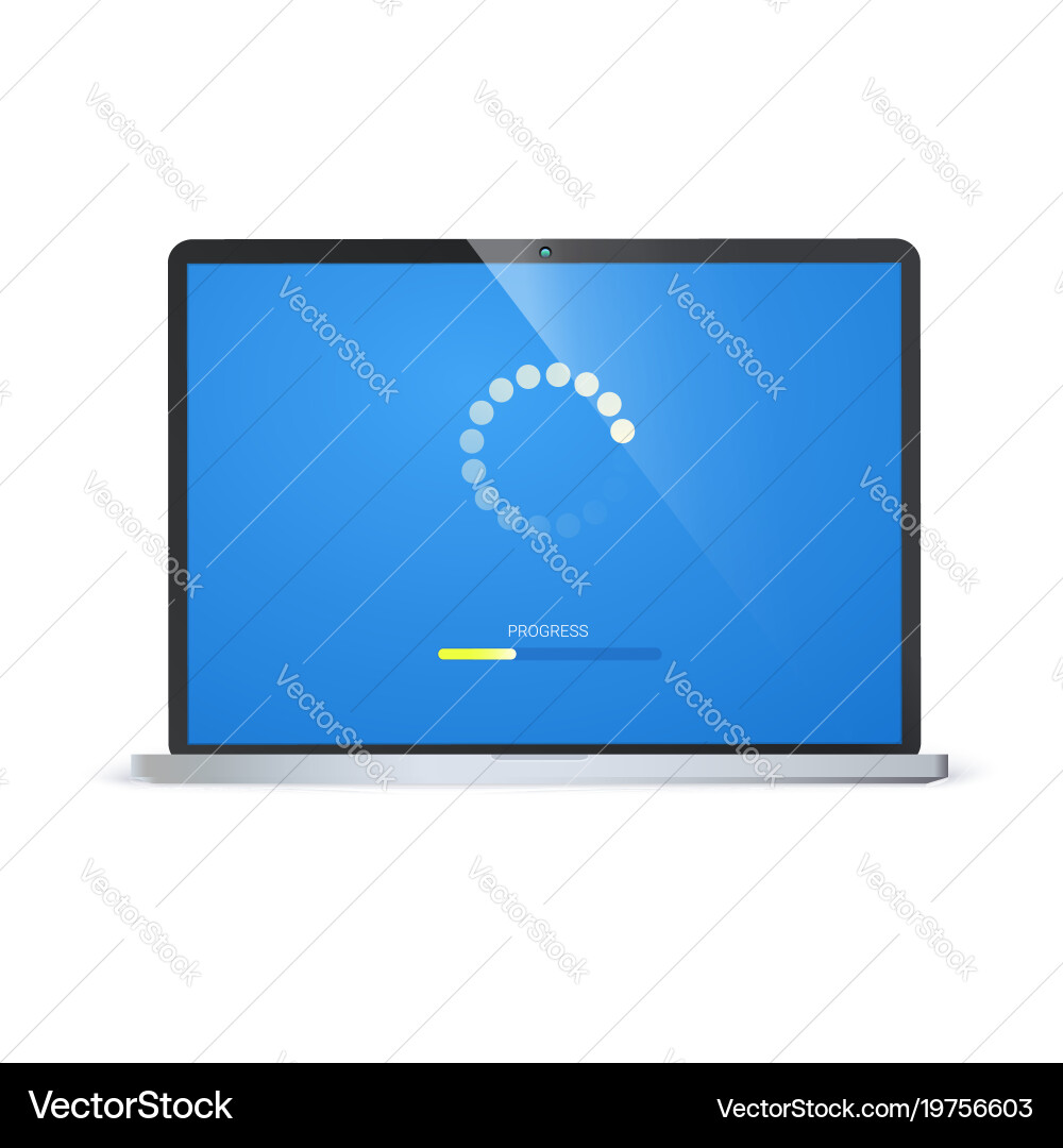 Mobile App Progress Loader Icon vector image