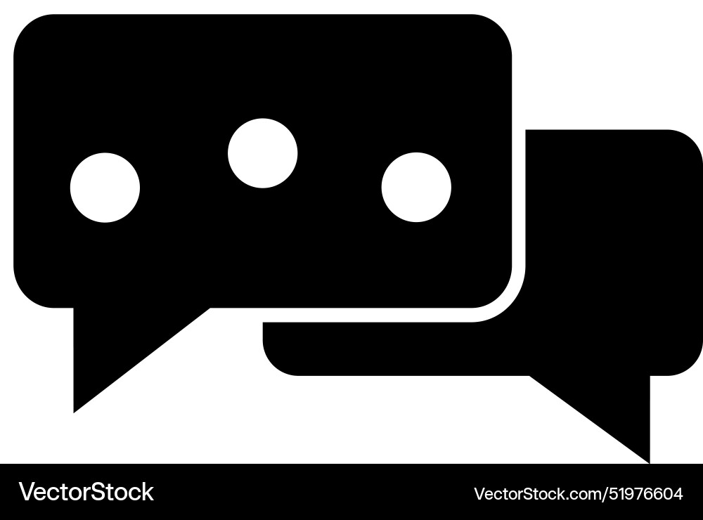 Message chart symbol question and comments icon Message chart symbol question and comments icon Vector Image