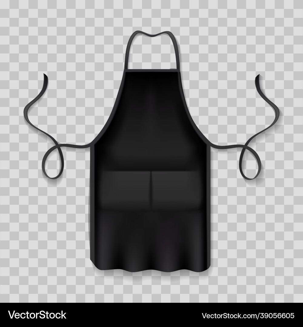 Chef black apron