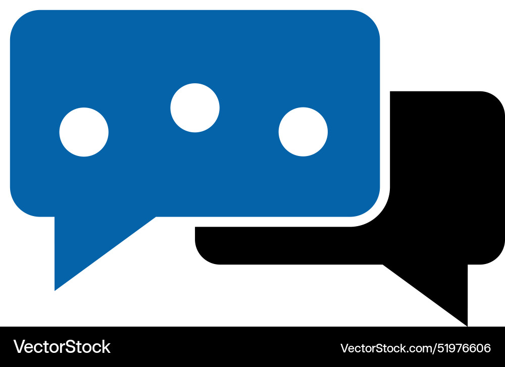 Message chart symbol question and comments icon Message chart symbol question and comments icon Vector Image