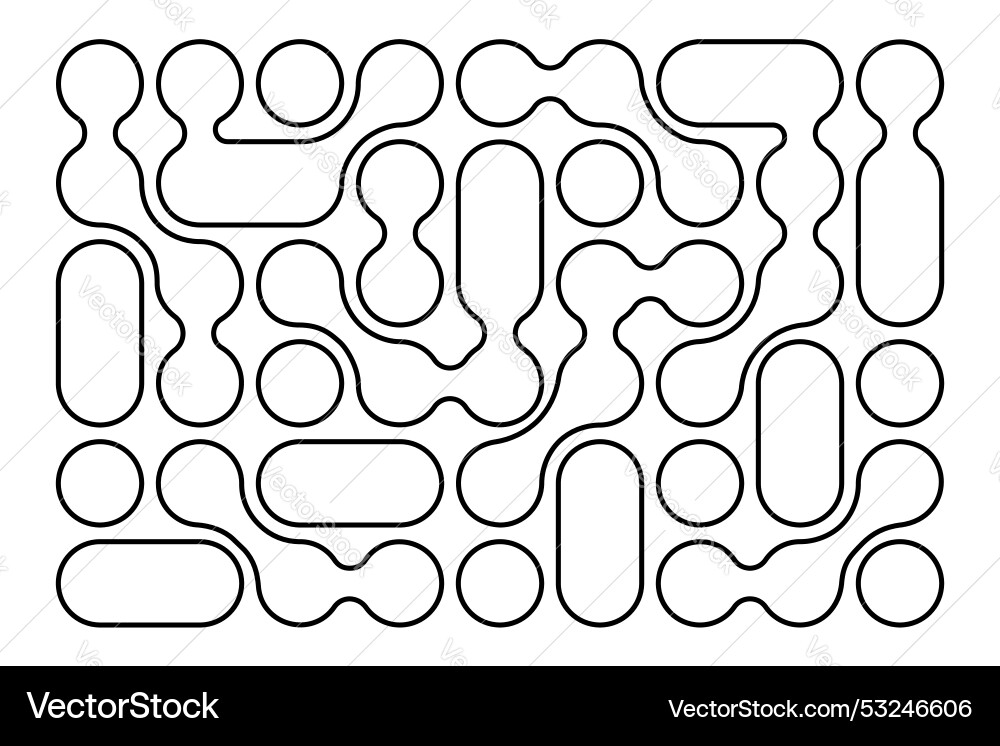Metaballs pattern fluid drops organic blobs Metaballs pattern fluid drops organic blobs vector image